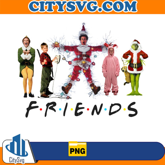 Friends Christmas Movies Png CitySvg