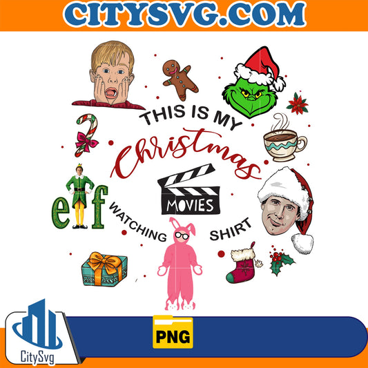 This Is My Christmas Watching Shirt Png CitySvg