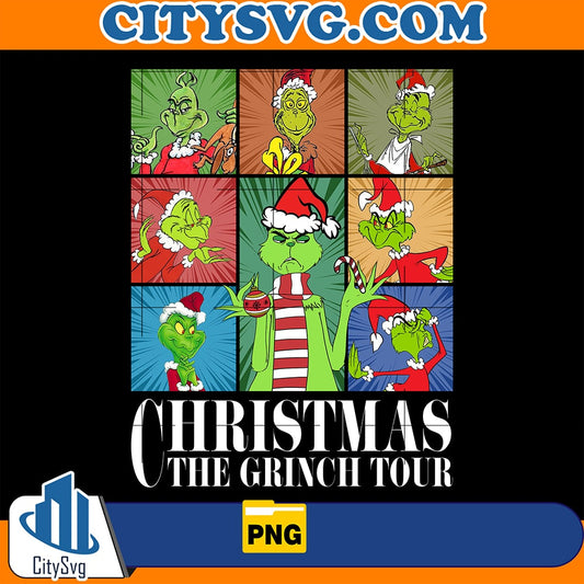Christmas The Grinch Tour Png CitySvg