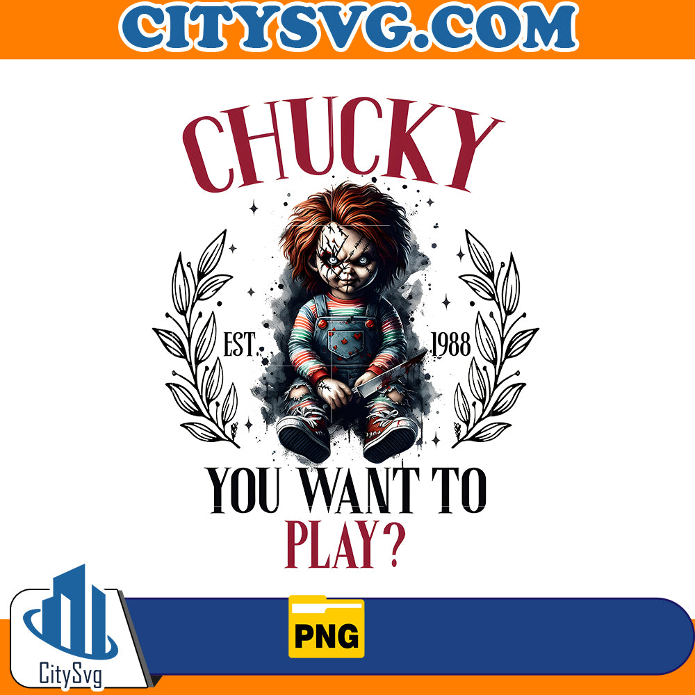 Chuck est 1988 you want to play! Png