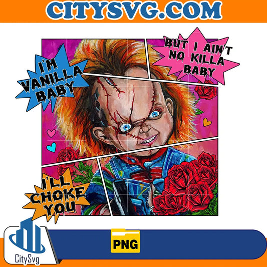 ChuckyComicHorrorValentinePng