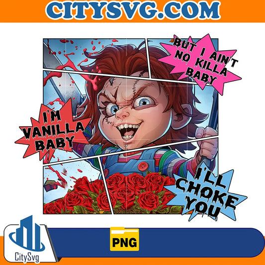 ChuckyComicHorrorValentinePng2