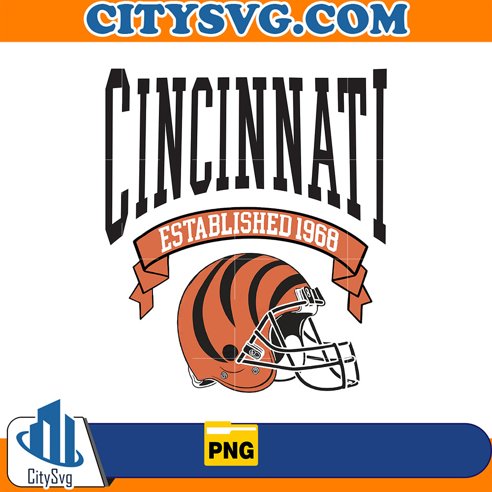 CincinnatiEstablished1968Png