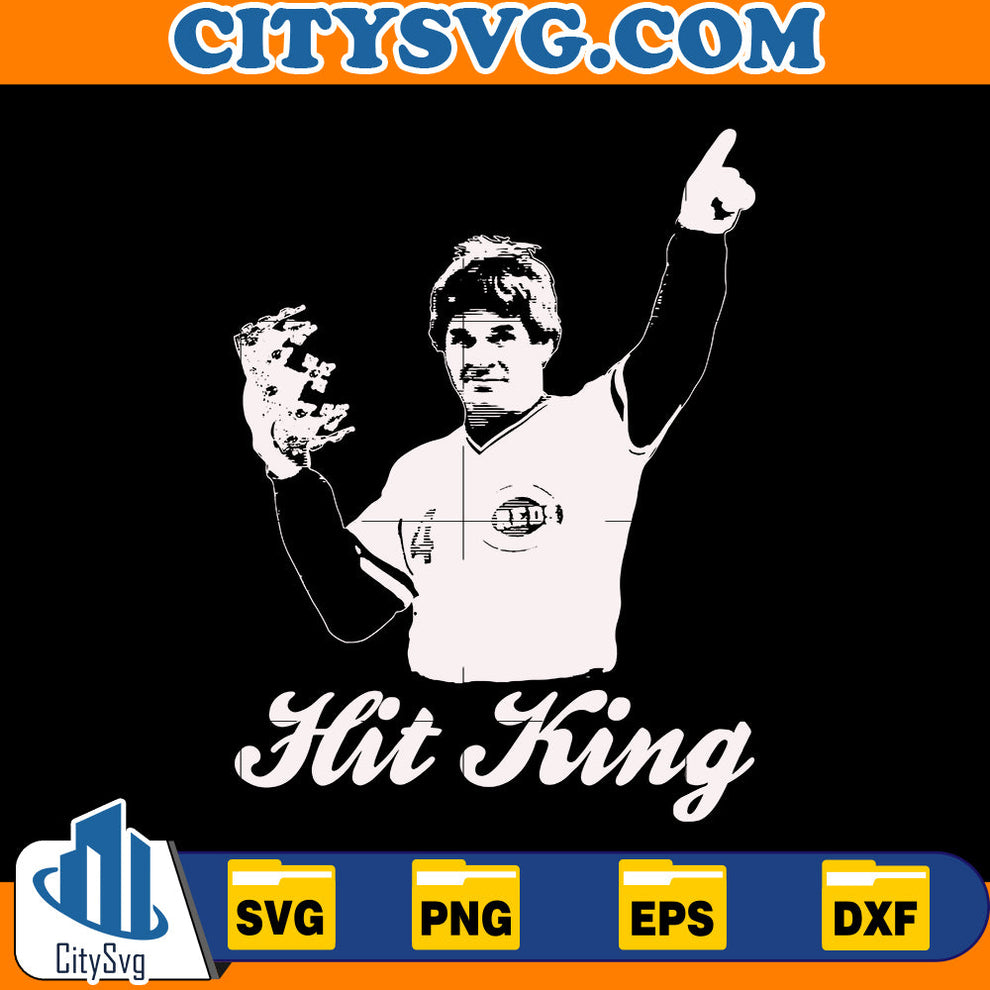 Rip Pete Rose The Hit King Svg – CITYSVG