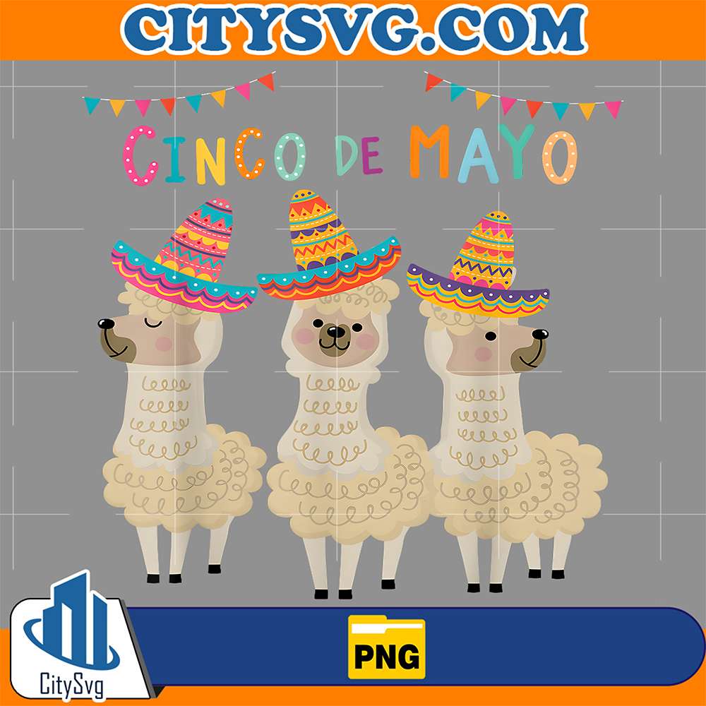 Cinco-De-Mayo-Llama-Fiesta-Ultimate-Party-Vibe-May-5th-Png