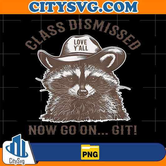 Class-Dismissed-Now-Go-On-Git-Raccoon-Png