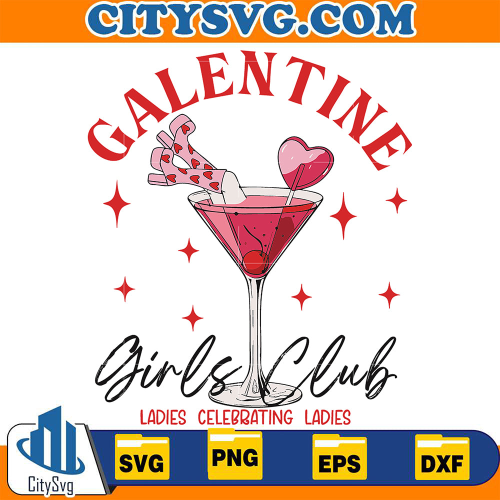 CocktailClubSocialClubGirlsClubSvg