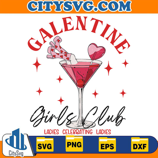 CocktailClubSocialClubGirlsClubSvg