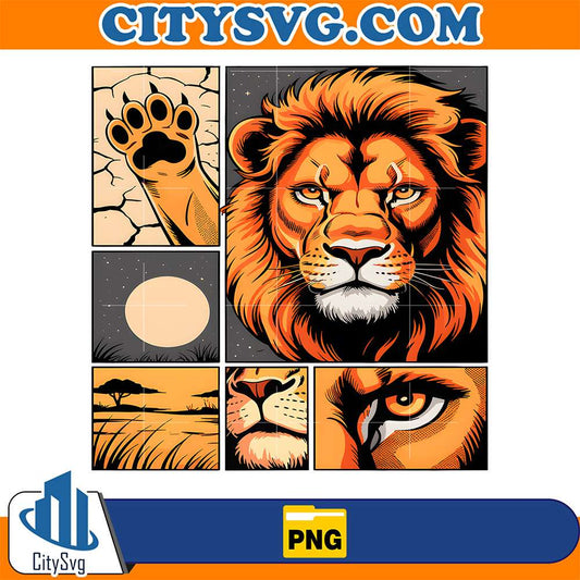Comic-Strips-Art-Lion-Png