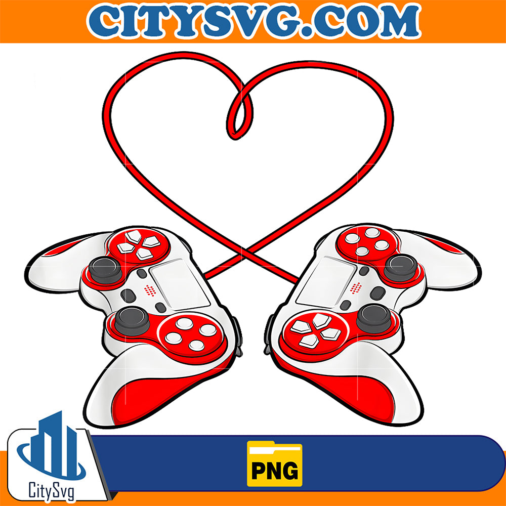 Controllers-Video-Games-Valentines-Day-Gamer-Boy-Girl-Heart-Png