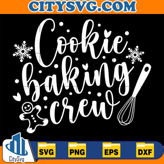 CookieBakingCrewSvg