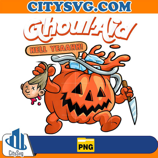 Cool-Ghoul-Aid-Funny-Ghoul-Pumpkin-Cute-Meme-Halloween-Png