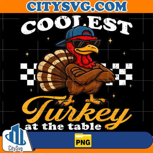 Coolest-Turkey-at-Table-Thanksgiving-Png