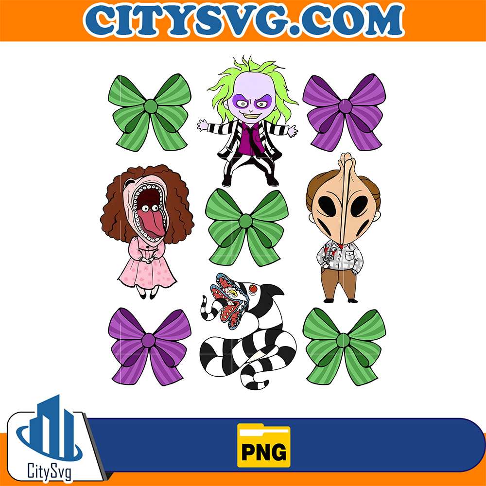 Coquette-Bow-Beetlejuice-Character-Halloween-Png