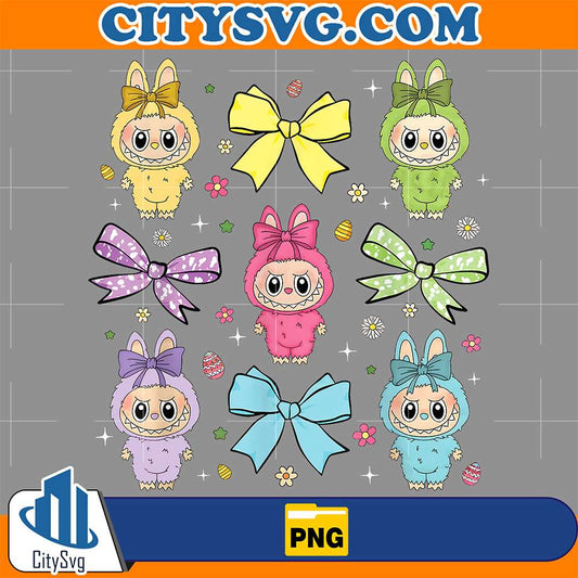 Coquette-Bow-Labubu-Png