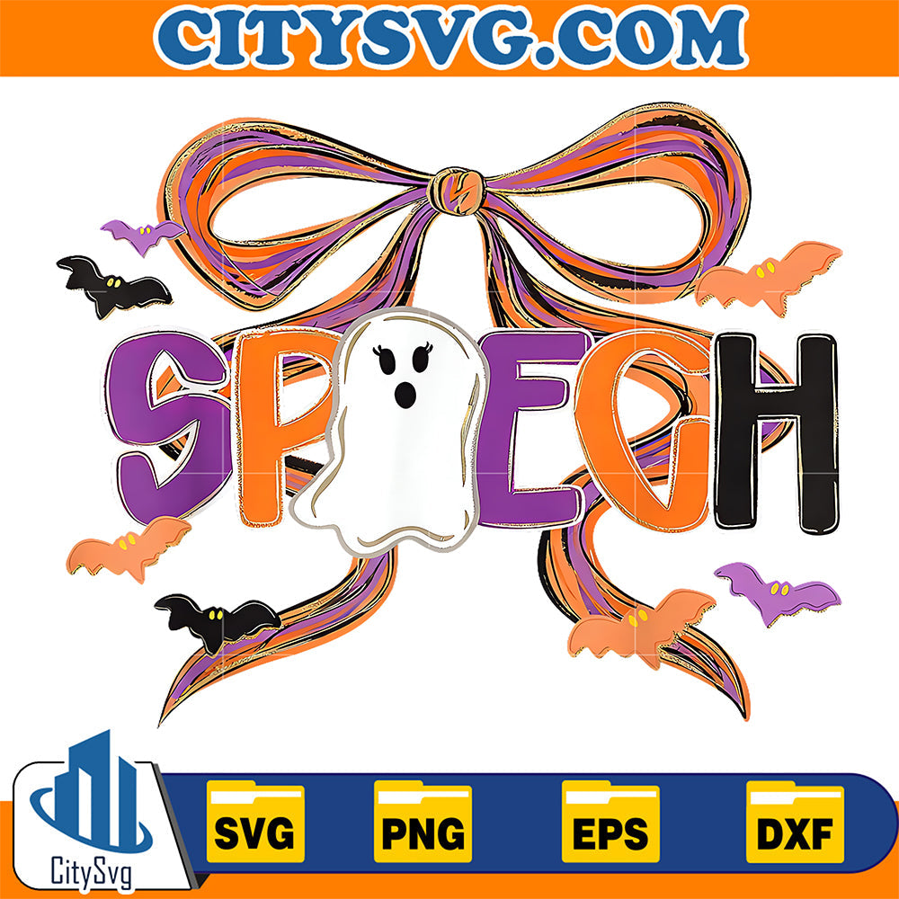 Coquette-Bow-Speech-Therapy-Ghost-SLP-Halloween-Svg