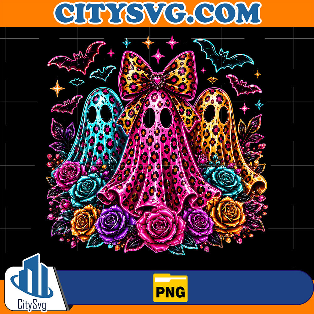 Coquette-Neon-Ghost-Trio-Png