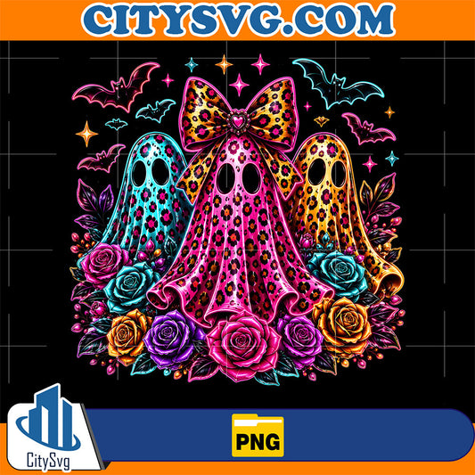 Coquette-Neon-Ghost-Trio-Png