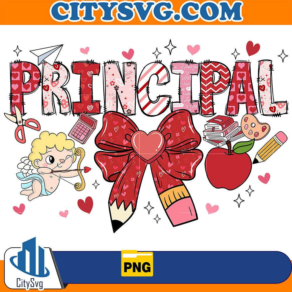 CoquetteBowPrincipalSchoolValentinePng