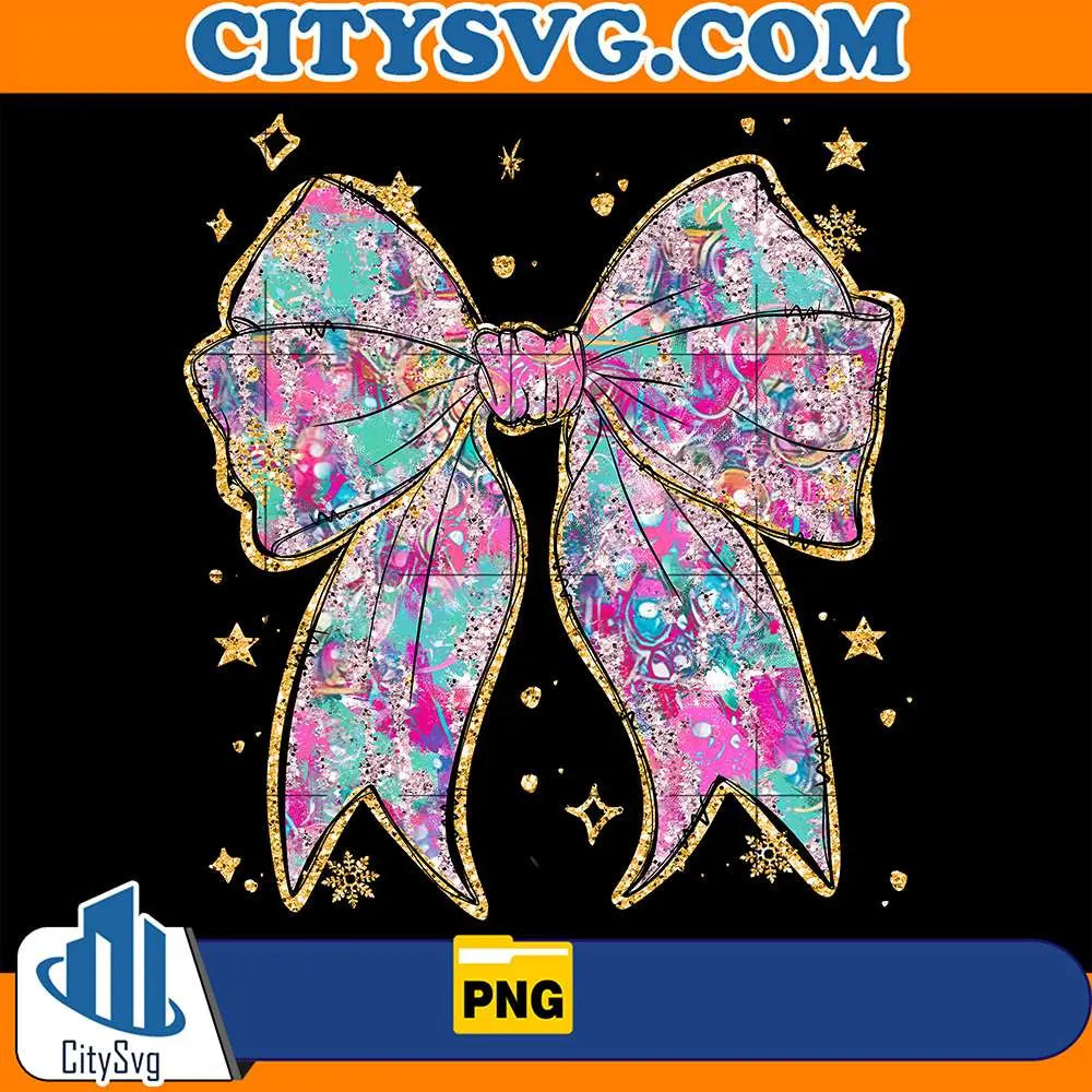 CoquetteColorfulGlitterChristmasPng_4