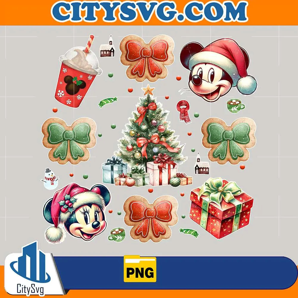 CoquetteDisneyChristmasPng