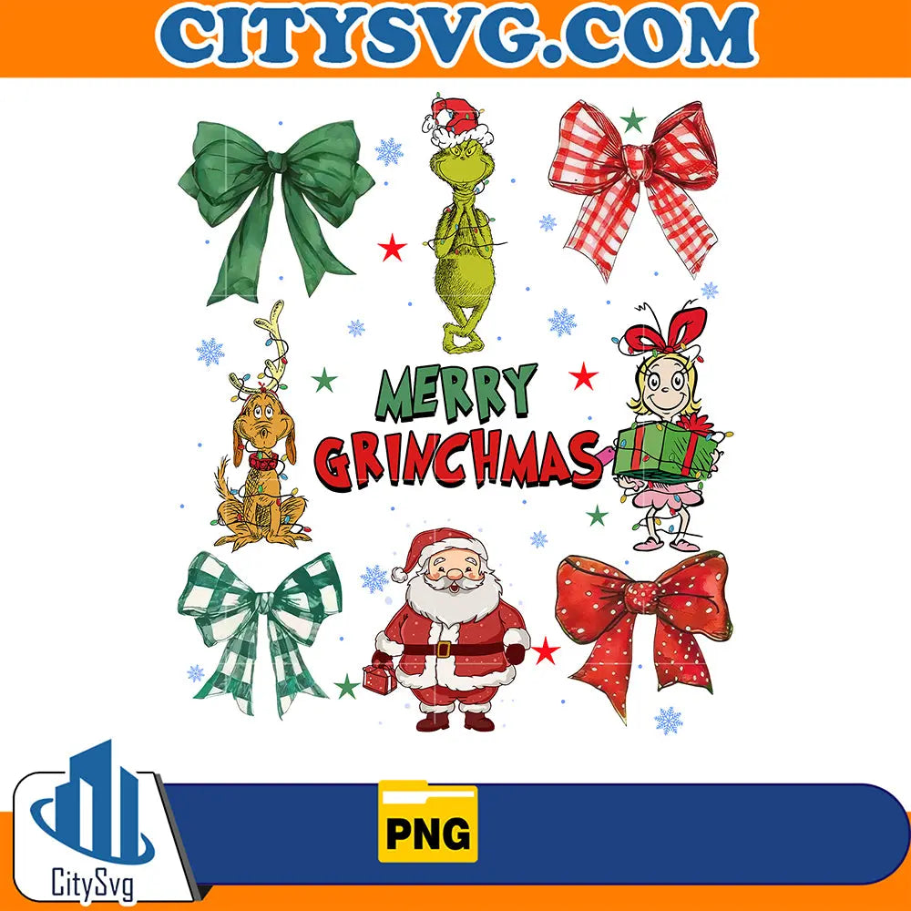 CoquetteGrinchCindyLouMaxChristmasPng