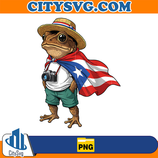 Coqui-Frog-Puerto-Rico-Flag-Puerto-Rican-Taino-Boricua-Png