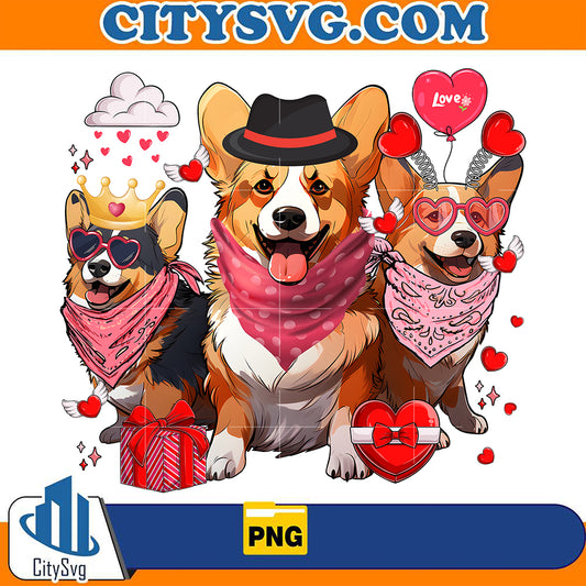 CorgiValentinePng