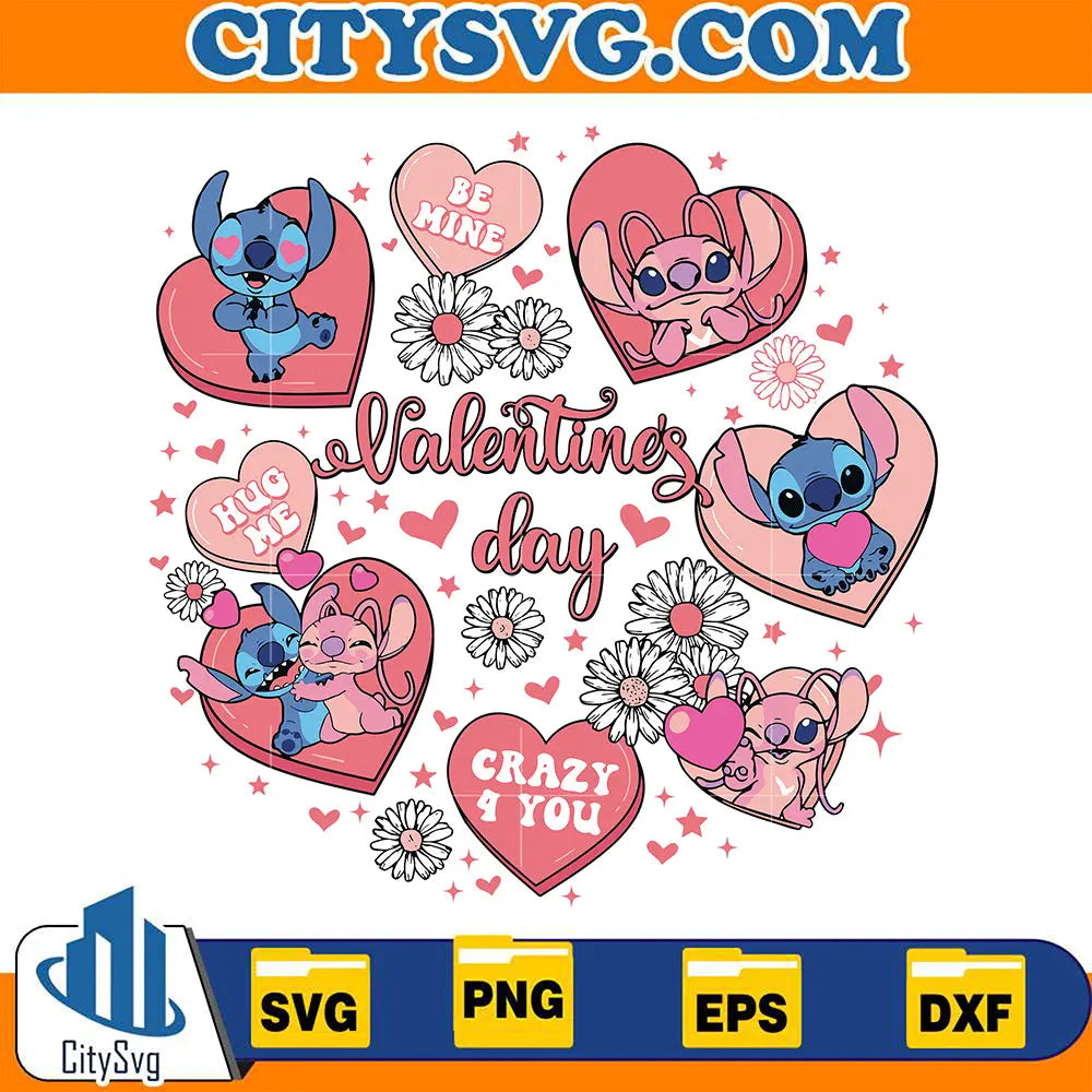 CoupleStitchAndAngelValentine_sDaySvg