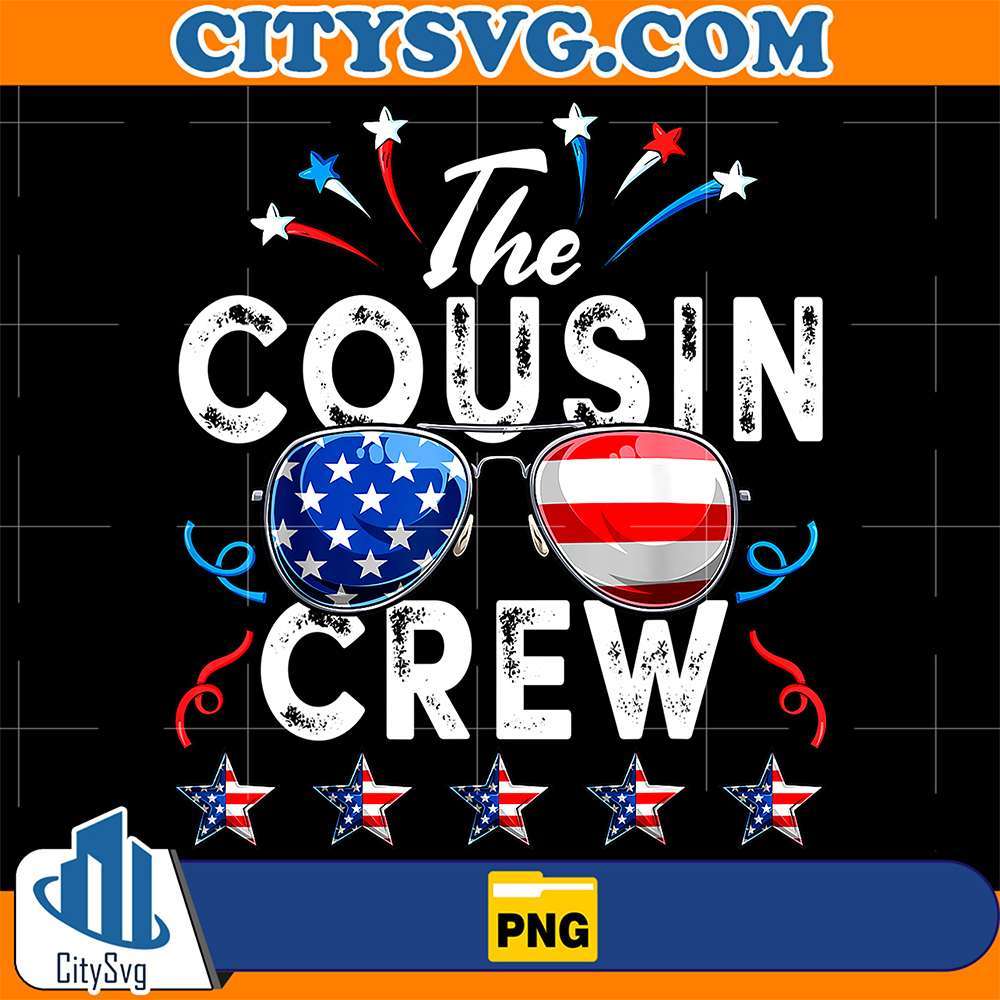Cousin-Crew-4th-Of-July-Patriotic-America-Family-Png