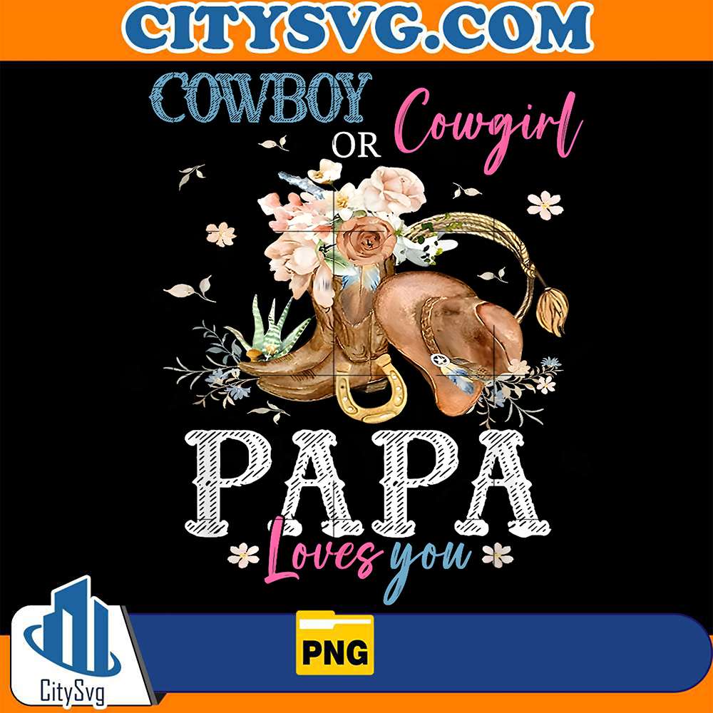 Cowboy-Or-Cowgirl-Gender-Reveal-Party-Announcement-Papa-Png