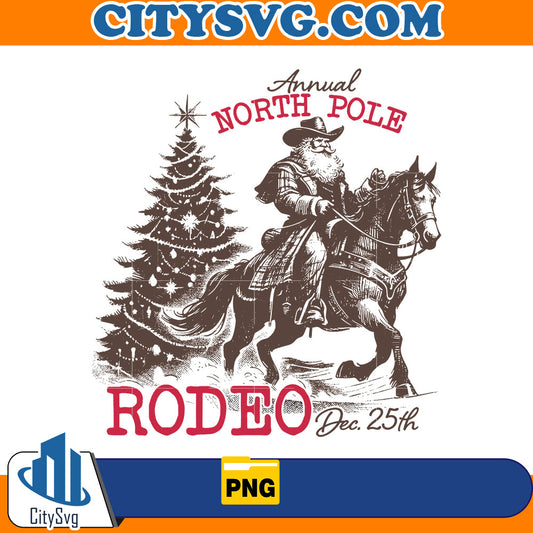 Cowboy Santa Western Christmas Png CitySvg