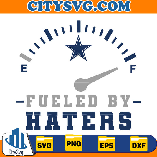 Fueled by haters Dallas cowboys Svg