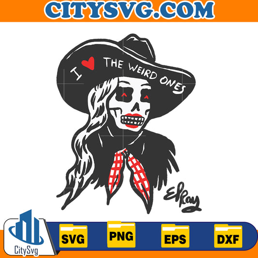 Cowgirl weirdo El Ray Svg