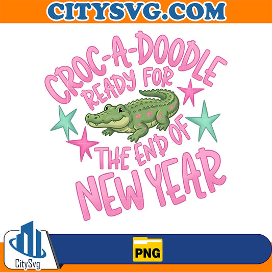 Croc-A-Doodle-Ready-For-The-End-Of-New-Year-Png