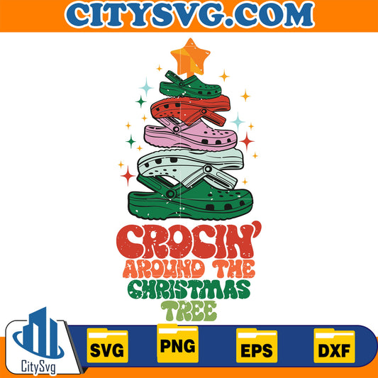 Crocin Around The Christmas Tree Svg CitySvg