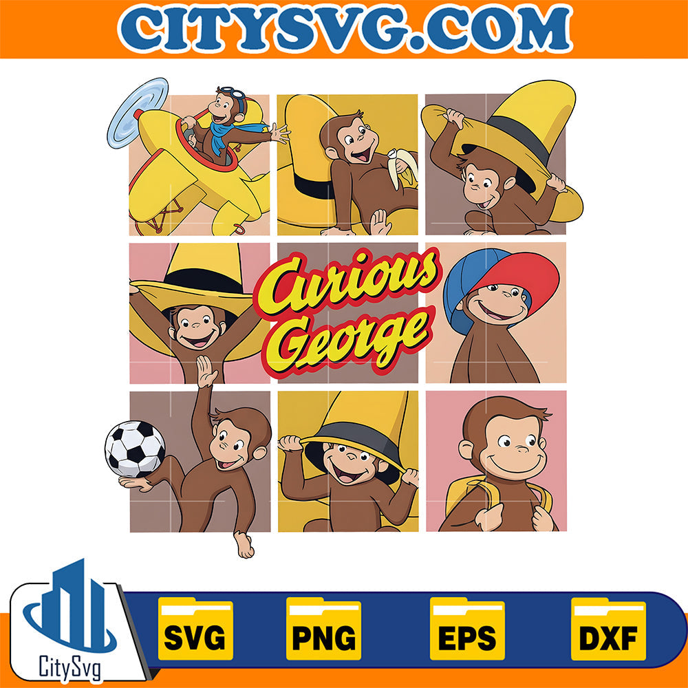 Curious-George-Svg