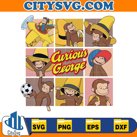 Curious-George-Svg