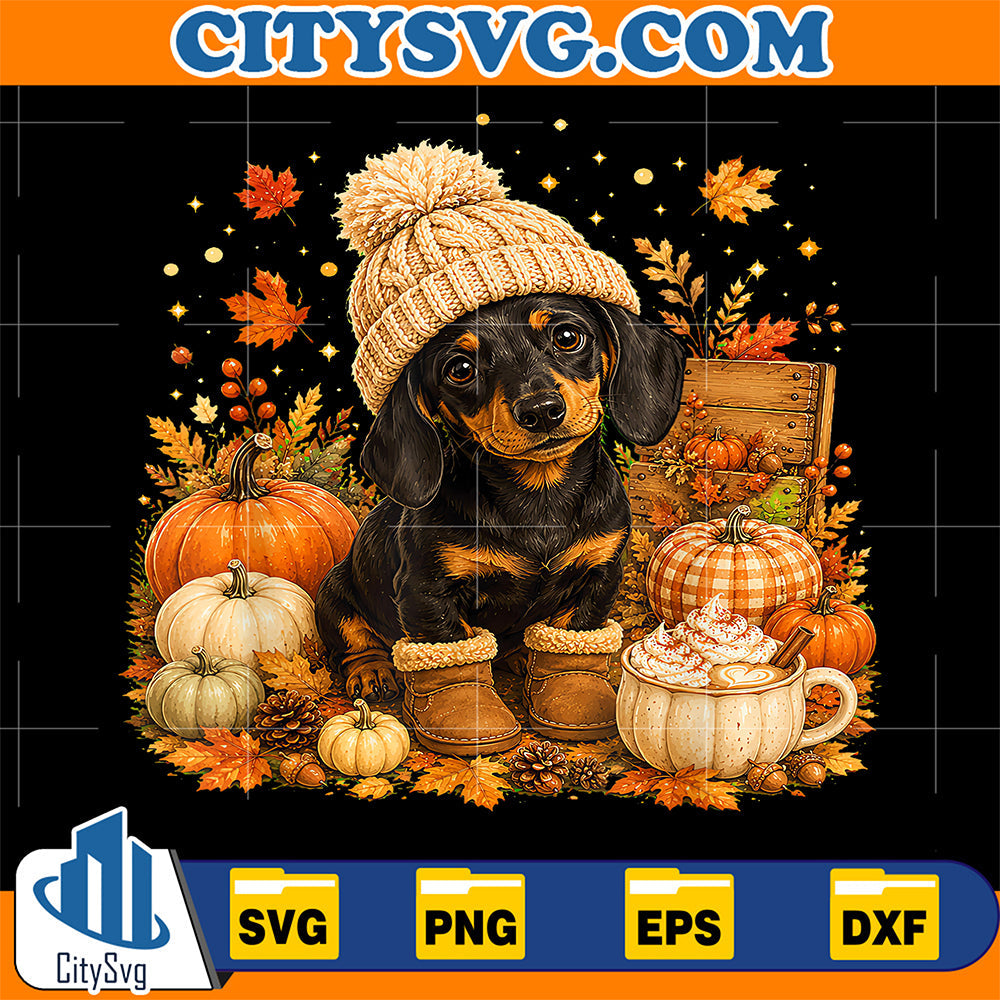 Cute-Autumn-Dachshund-Svg-Thanksgiving-Wiener-Dog-Svg