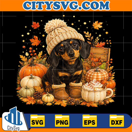 Cute-Autumn-Dachshund-Svg-Thanksgiving-Wiener-Dog-Svg