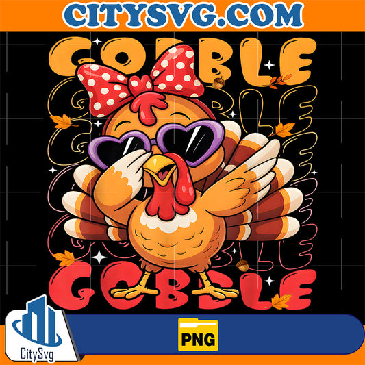 Cute-Dabbing-Turkey-Gobble-Thanksgiving-Png