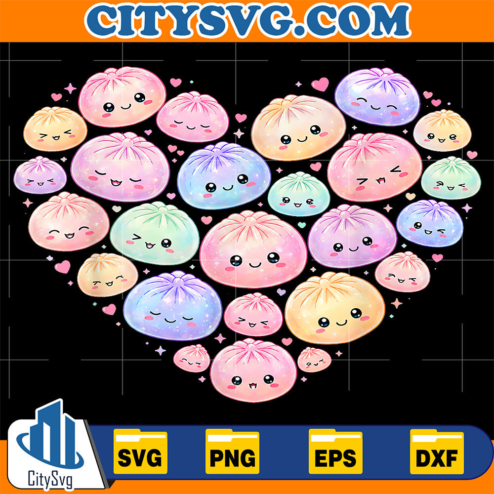 Cute-Dumpling-Kawaii-Pastel-Heart-Anime-Food-Kids-Girls-Svg