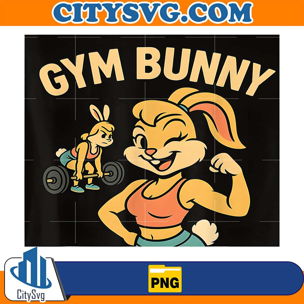 Cute-Gym-Bunny-Png