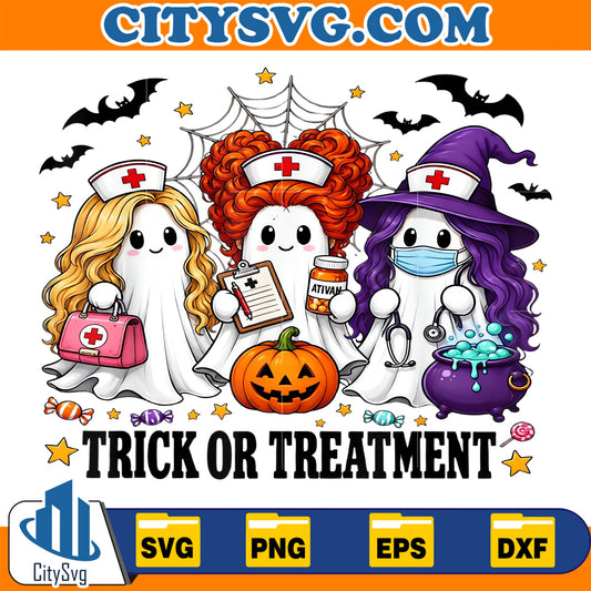 Cute-Halloween-Nurse-Ghost-Spooky-Medical-Halloween-Svg