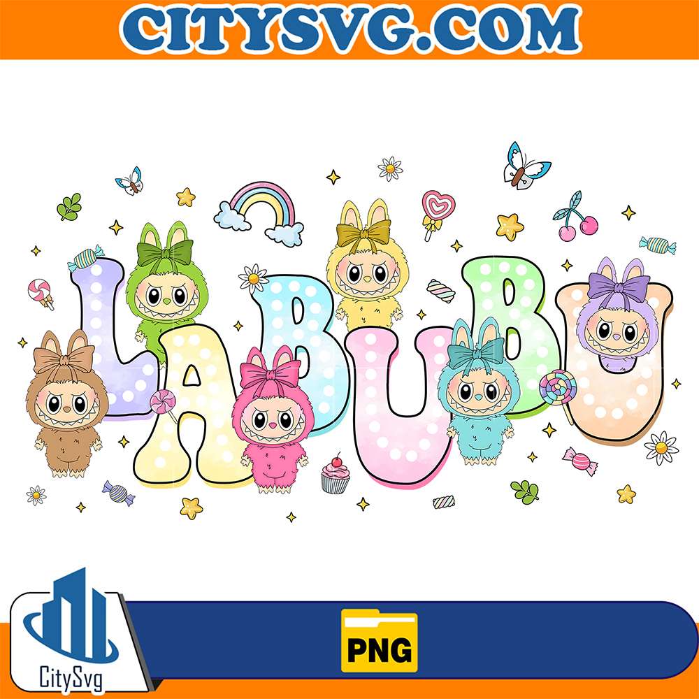 Cute-Kawaii-Labubu-Letters-Png