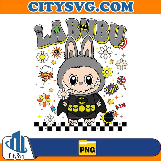 Cute-Labubu-Batman-Png
