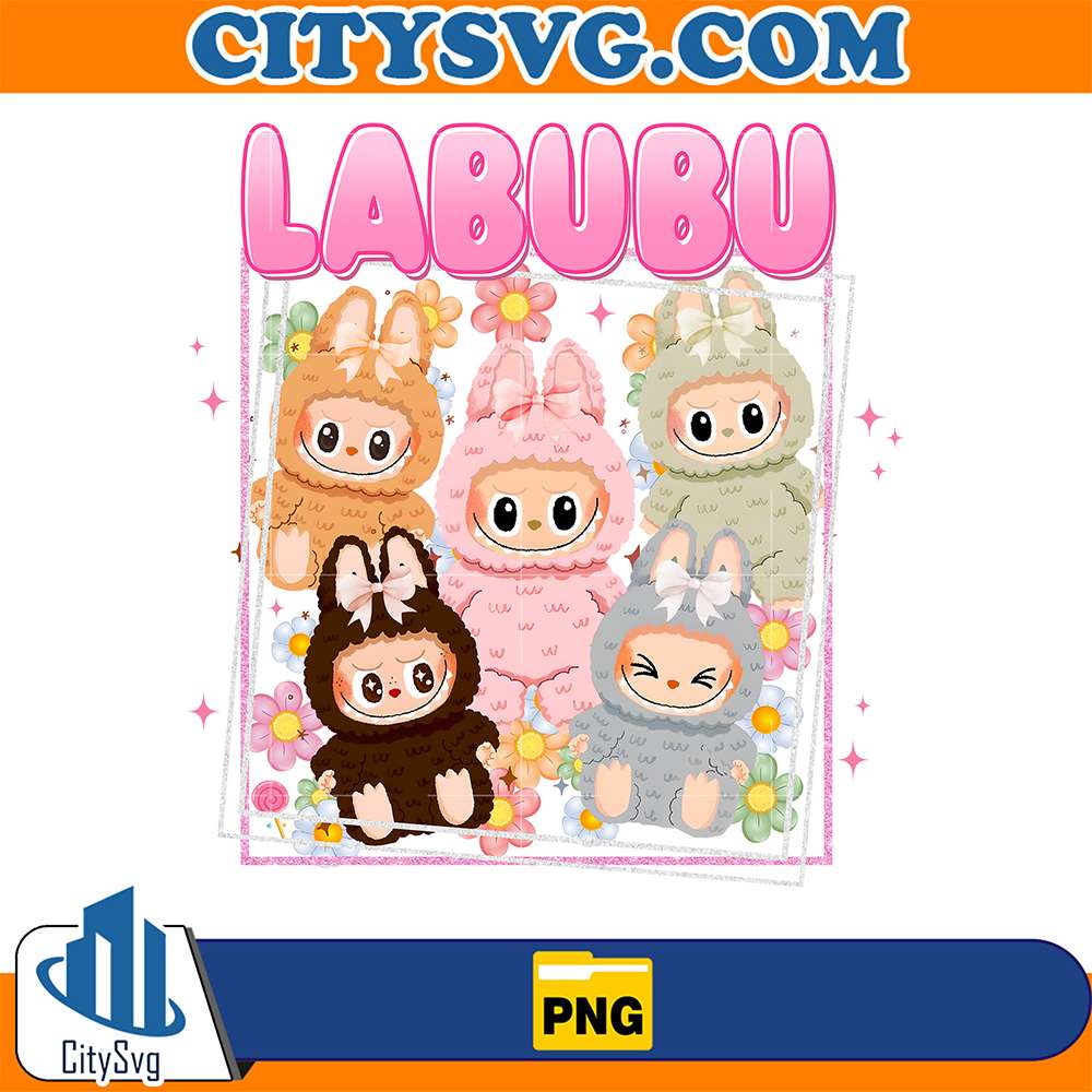 Cute-Labubu-Kawaii-Pastel-Characters-Png