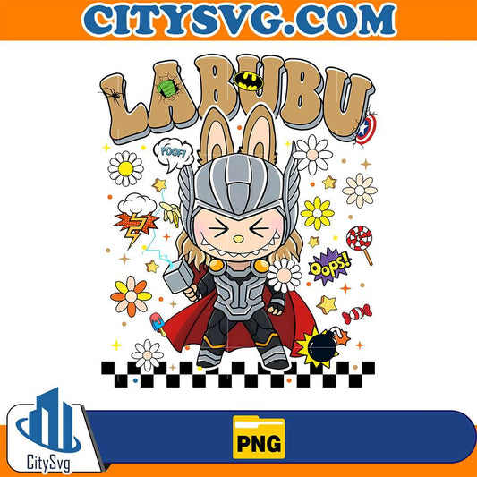Cute-Labubu-Thor-Png