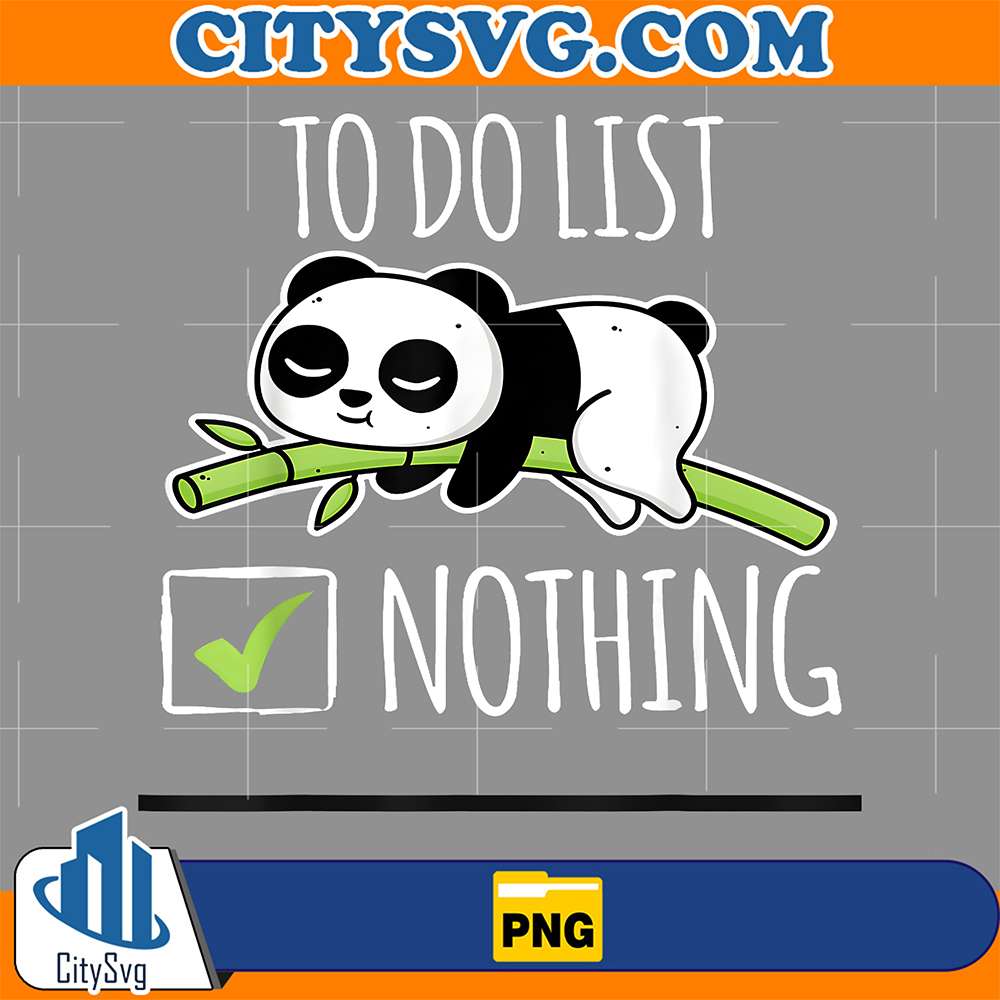 Cute-Lazy-Panda-To-Do-List-Nothing-Png