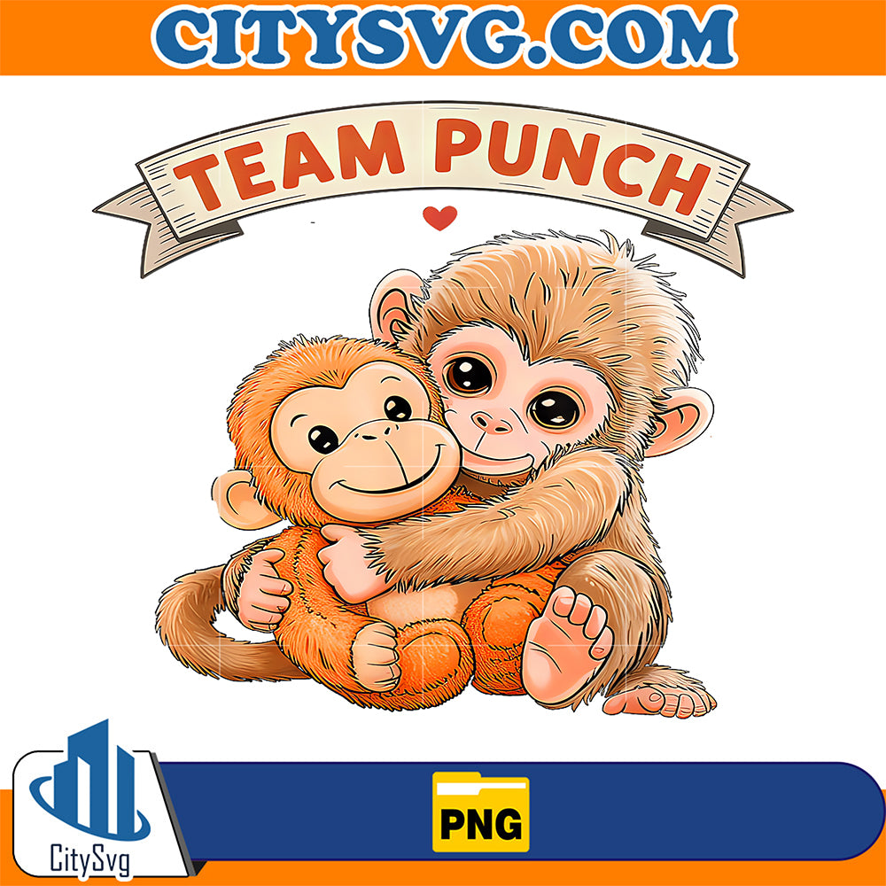 Cute-Monkey-Punch-Baby-Monkey-Team-Punch-Png
